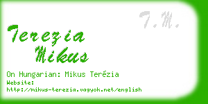 terezia mikus business card