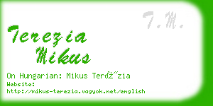 terezia mikus business card